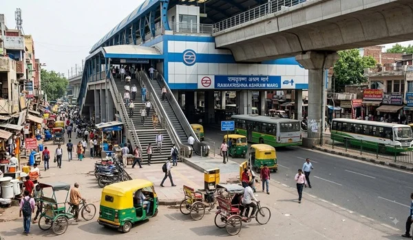 RK Ashram Marg Metro Station