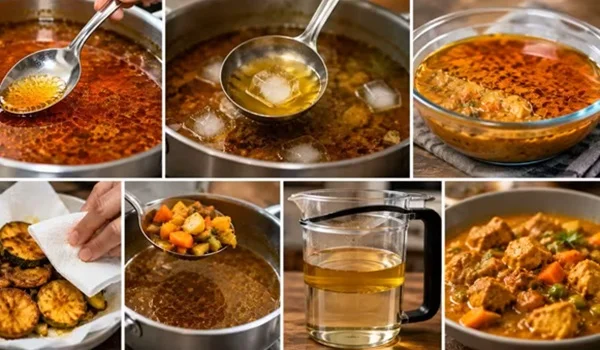 How to Remove Excess Oil From Curry After Cooking